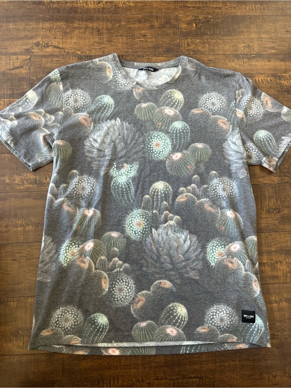 ✨ 3/$25 ✨ Cactus and succulent crew neck tee